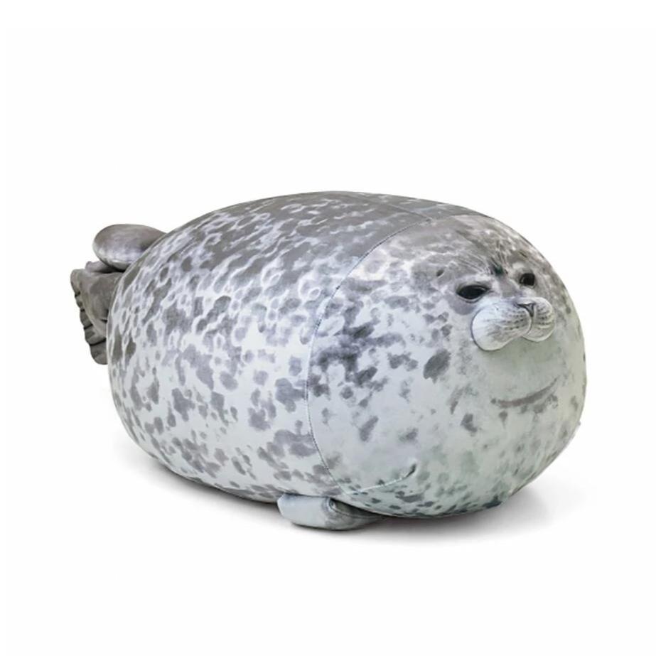 Angry Chonky Seal Pillow