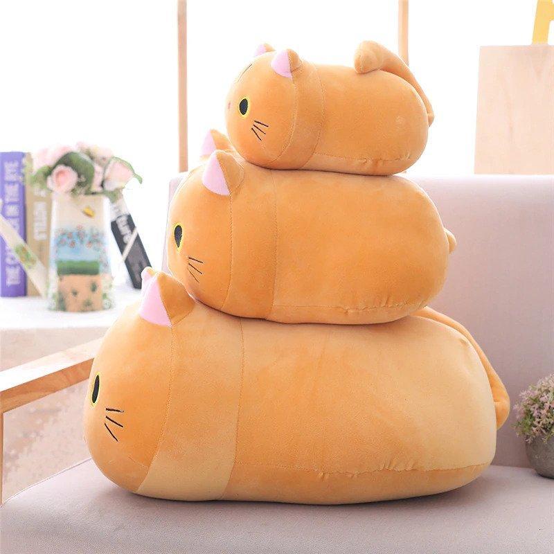 This Realistic Chunky Cat Pillow Is Something Every Cat Lover